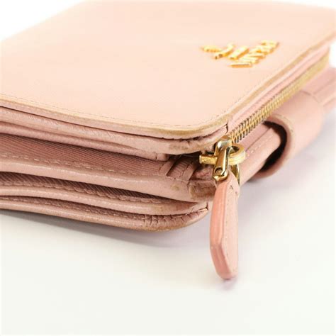 prada orchidea small wallet oro|prada wallet.